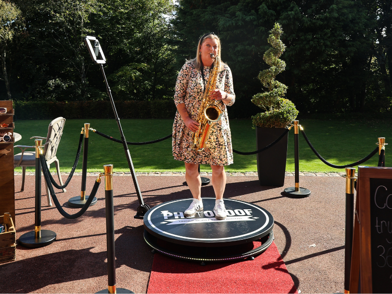360 Video Booth Wedding 4 360 video booth Town Head Estate