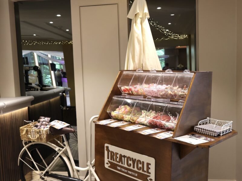 Treatcycle Sweet Cart at Abbey House Hotel Photohoof Treatcycle sweet cart set up at Abbey House Hotel