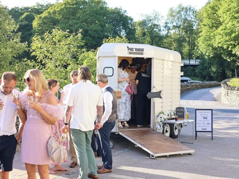 Horse Box Photo Booth at Town Head Estate Photohoof Horse Box Photo Booth at Town Head Estate wedding